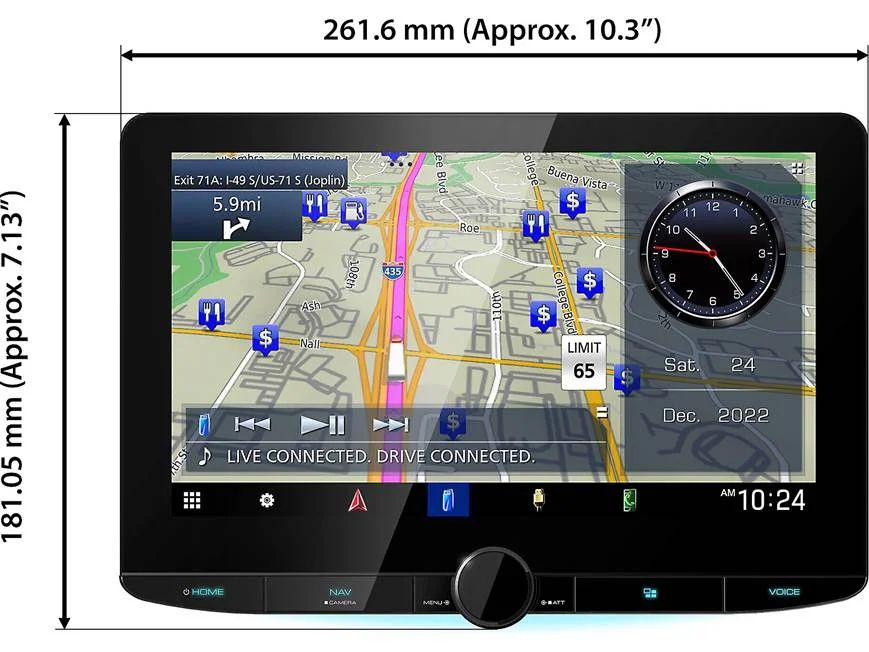 Kenwood DNR1008RVS 8