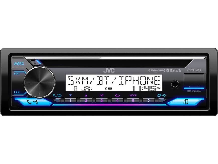 JVC KD-T92MBS Marine-Rated CD Receiver with Bluetooth