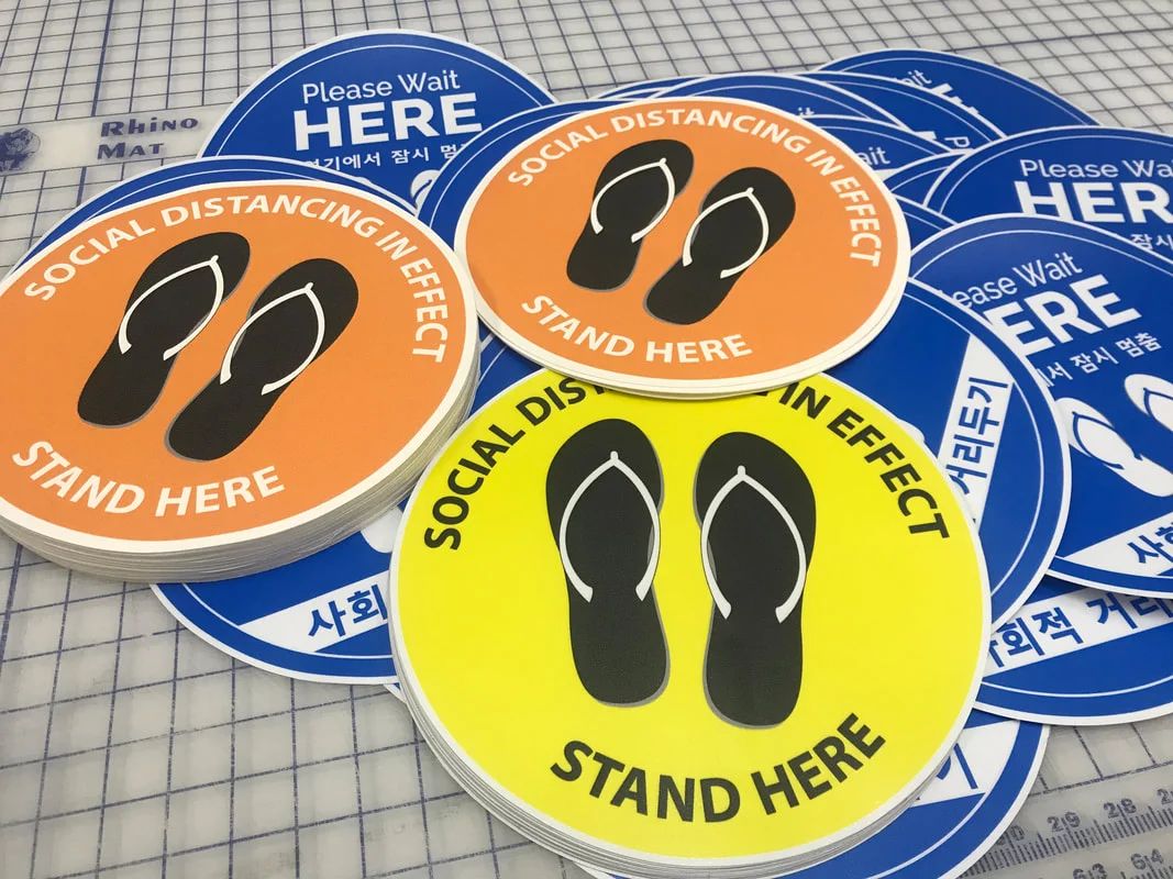 Commercial Floor Graphics & Safety Decals 5