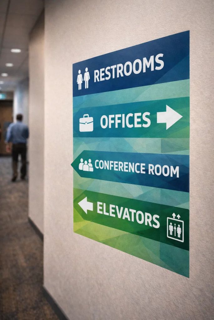 Professional Wayfinding & Room Number Signage 4