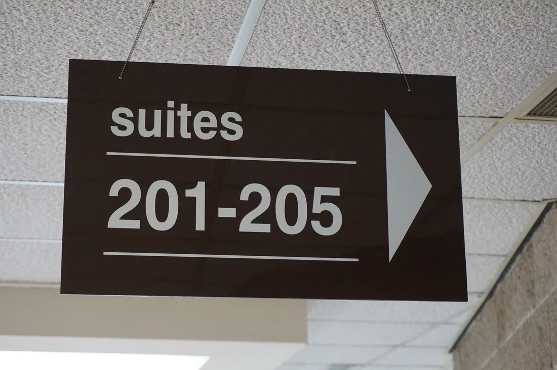 Professional Wayfinding & Room Number Signage