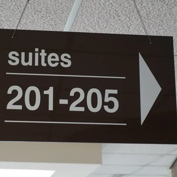 Professional Wayfinding & Room Number Signage