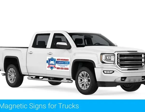 Custom Magnetic Vehicle Signs