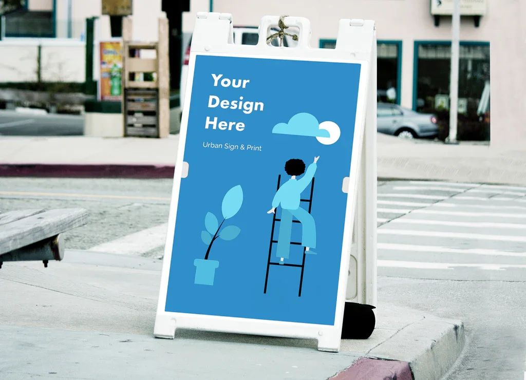 Sidewalk A-Frame Signs 2
