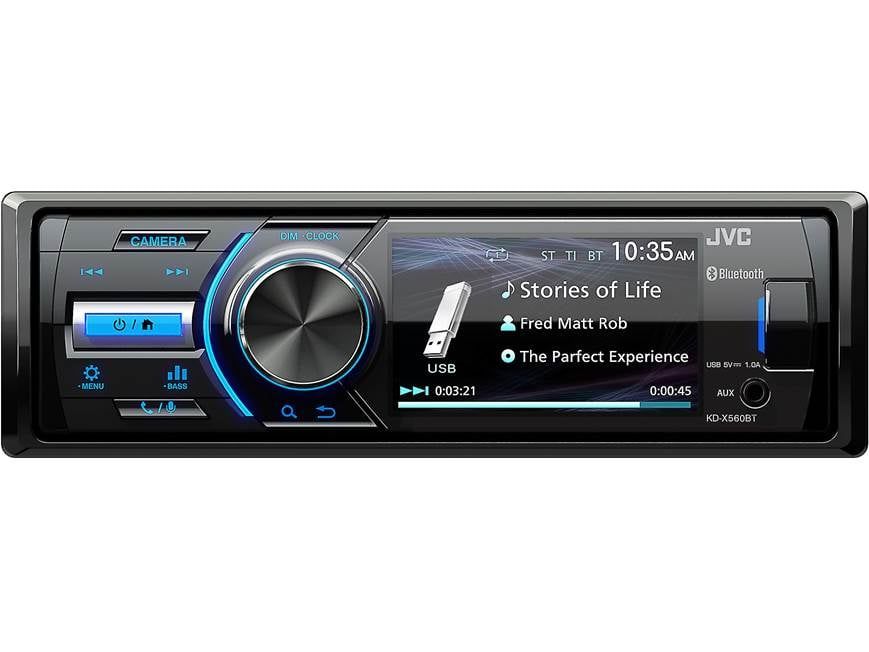 JVC KD-X560BT 3" Digital Media Receiver for Jeep, Powersports, and Marine