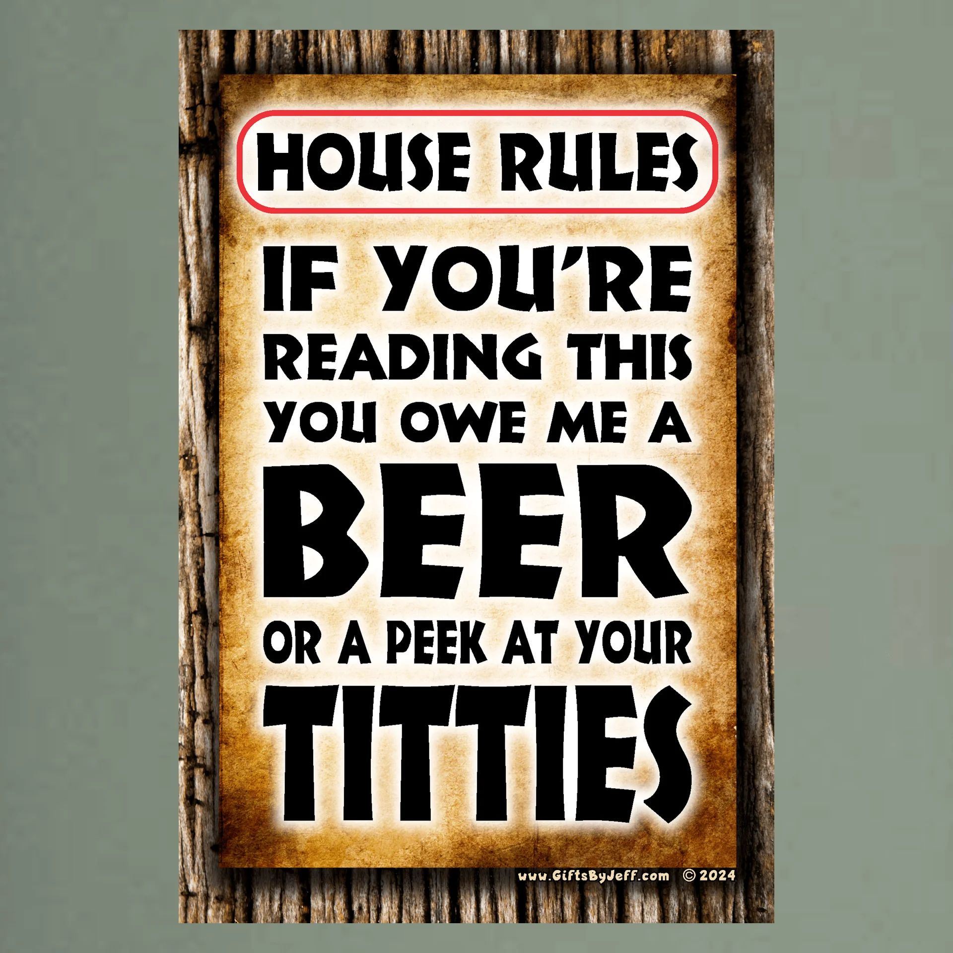 House Rules - Peek At Your Titties