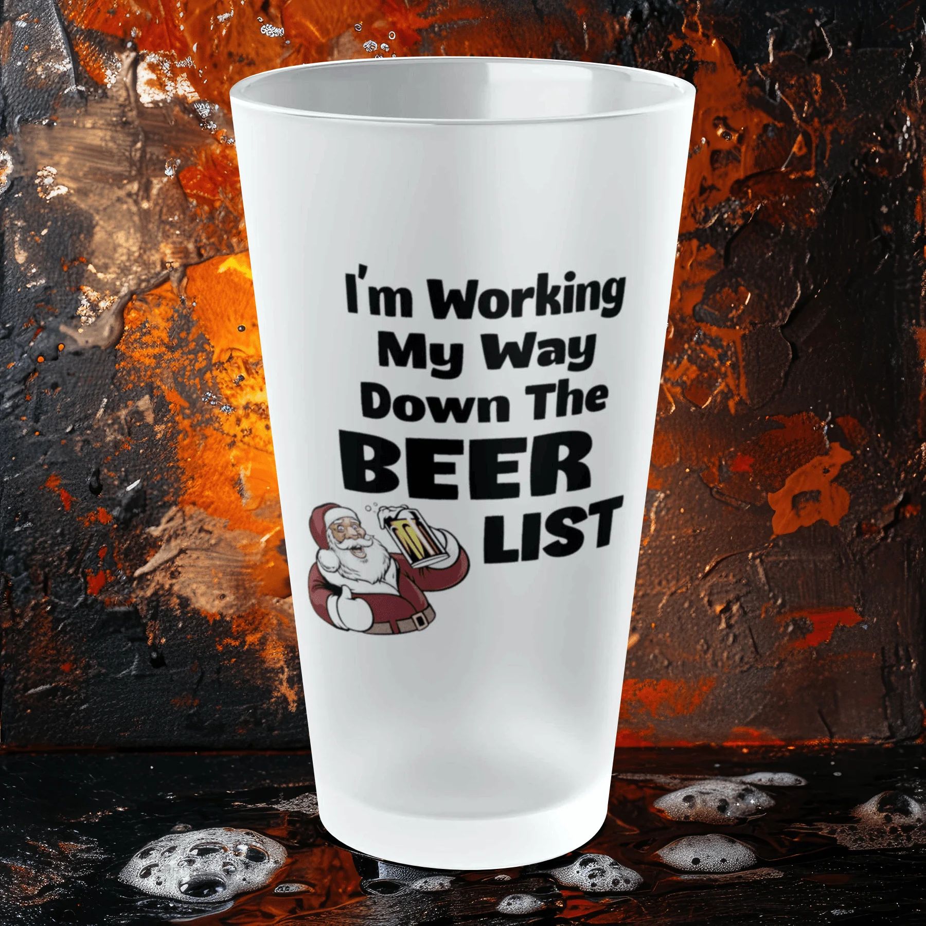 I'm Working My Way Down The Beer List - Santa