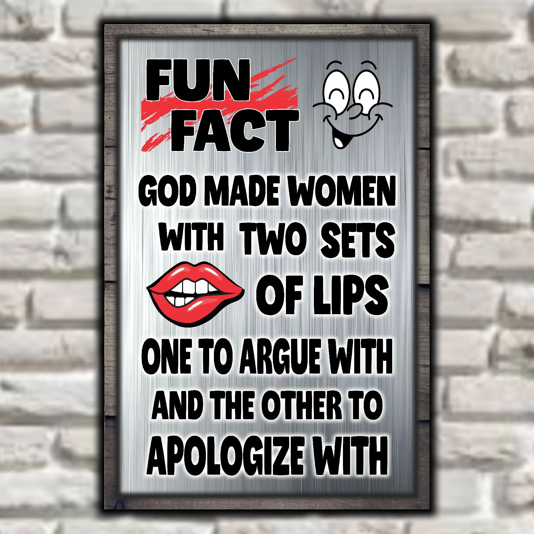 God Made Women With Two Sets Of Lips