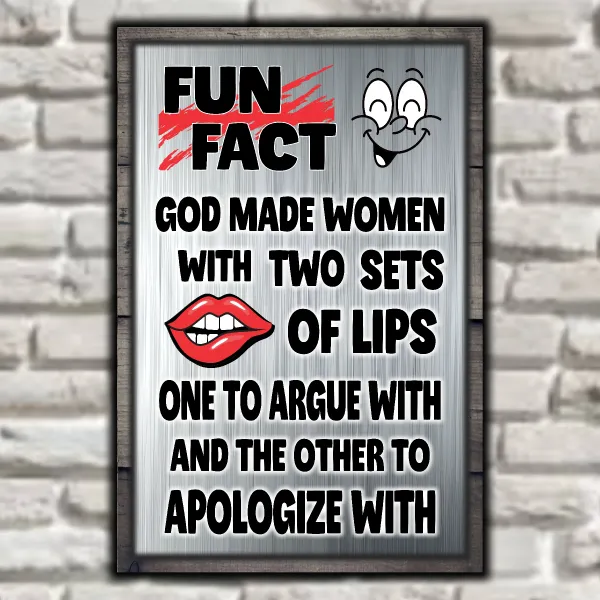 God Made Women With Two Sets Of Lips