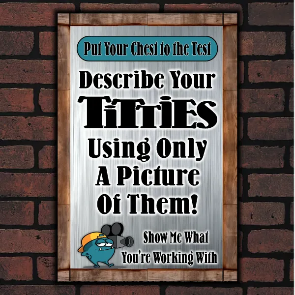 Describe Your Titties Using Only A Picture Of Them