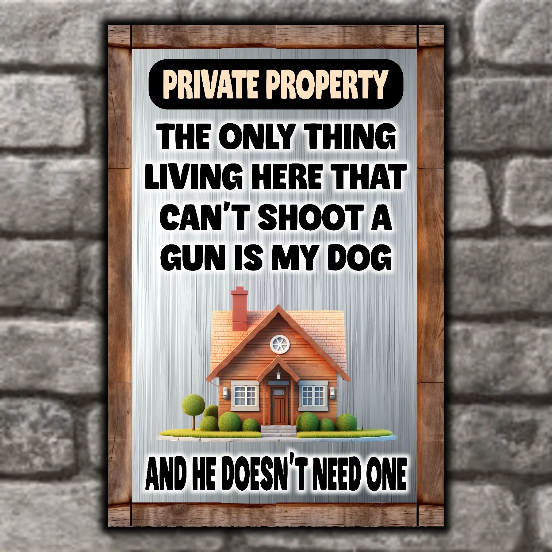 Can’t Shoot A Gun Is My Dog And He Doesn’t Need One 8