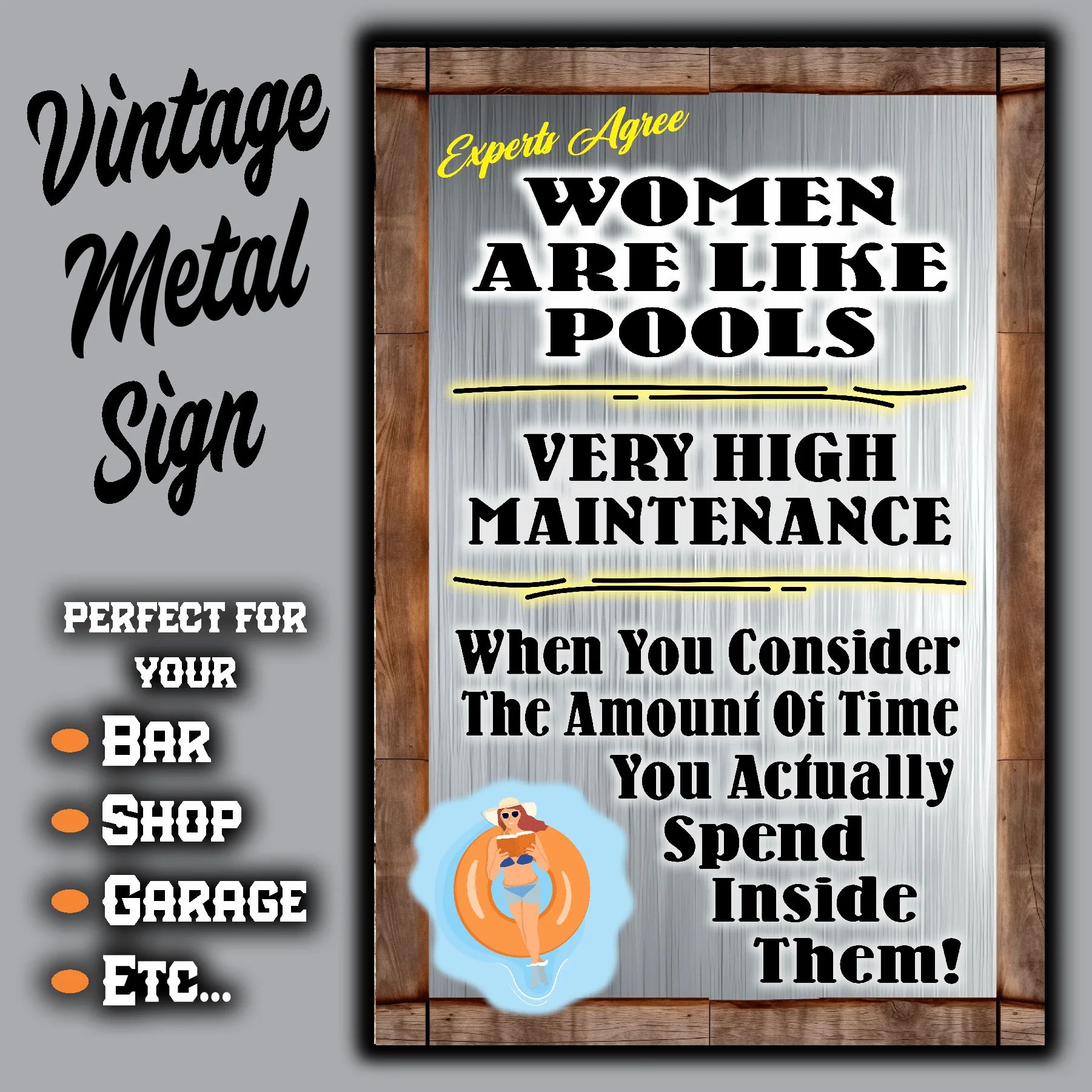 Women Are Like Pools, Very High Maintenance 3