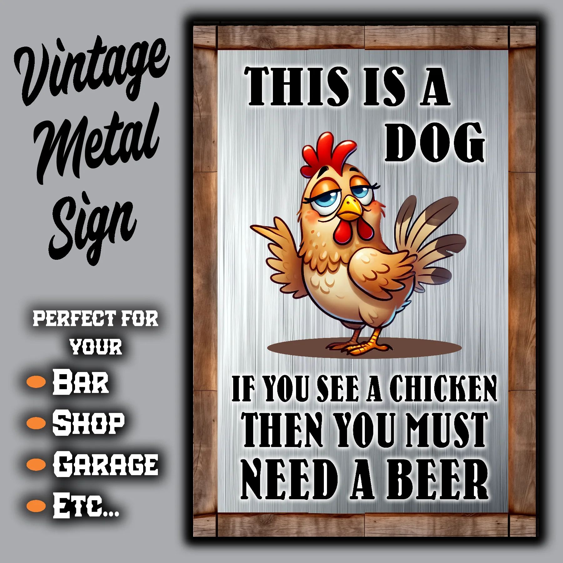 This Is A Dog, If You See A Chicken, Then You Must Need A Beer 4