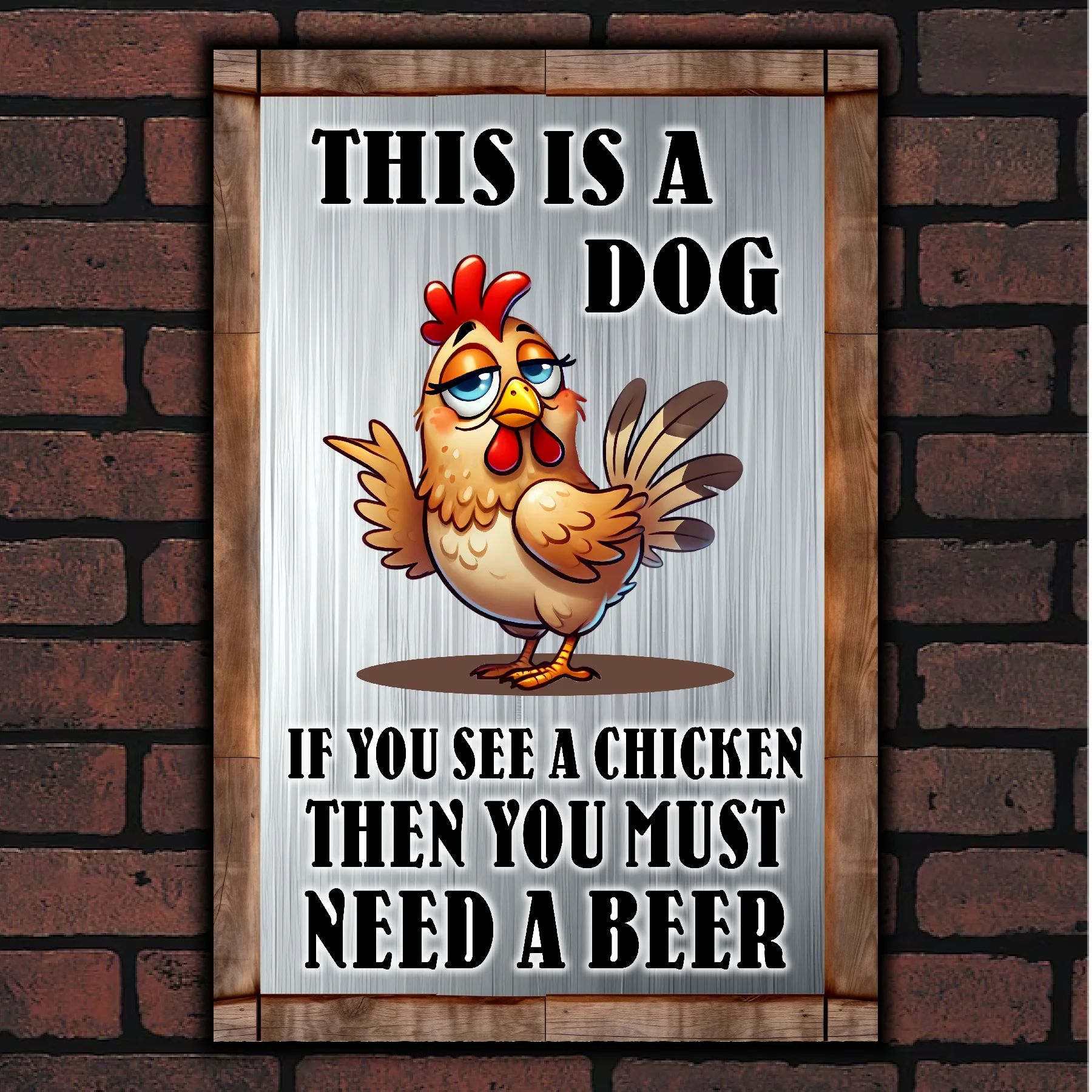 This Is A Dog, If You See A Chicken, Then You Must Need A Beer 9