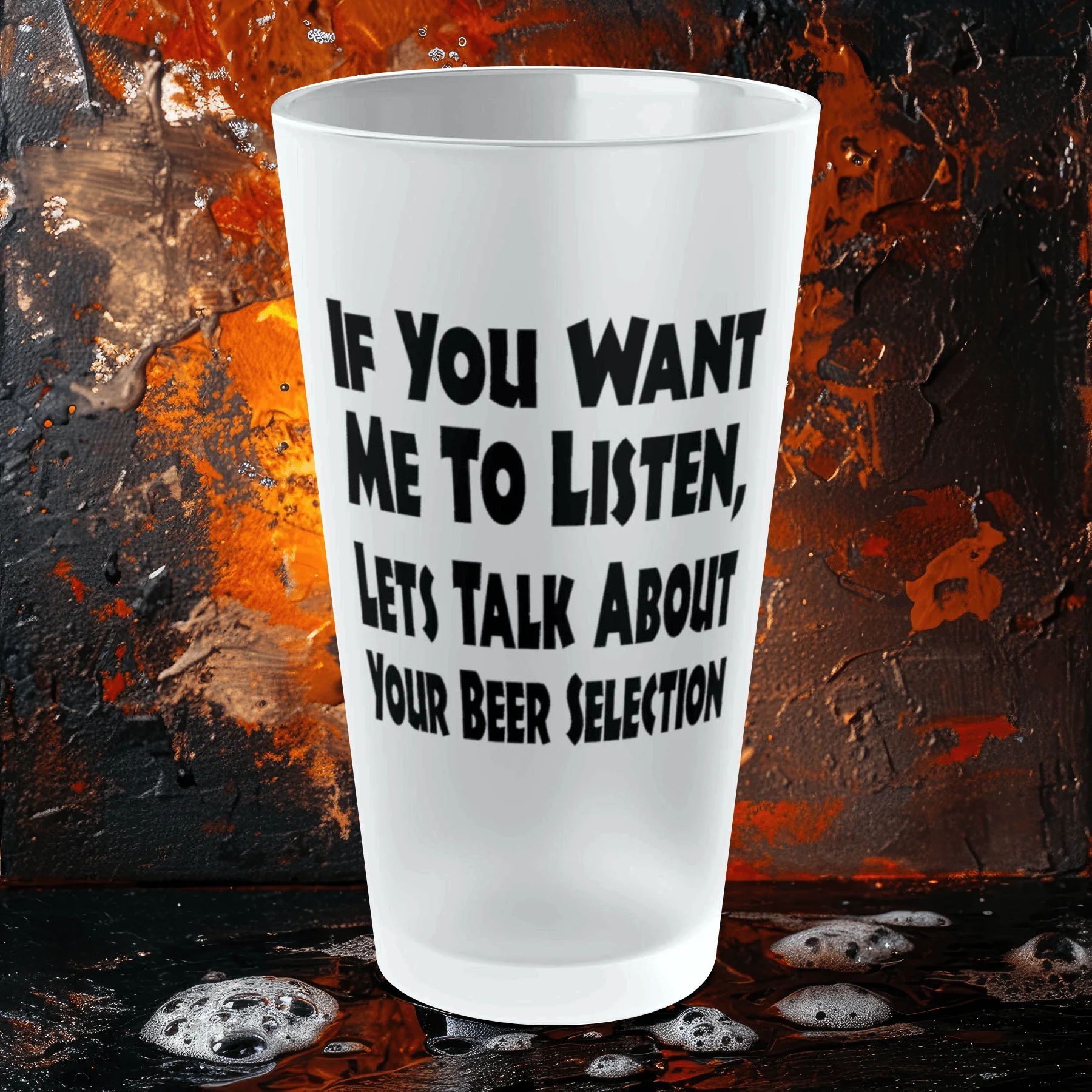 Lets Talk About Your Beer Selection