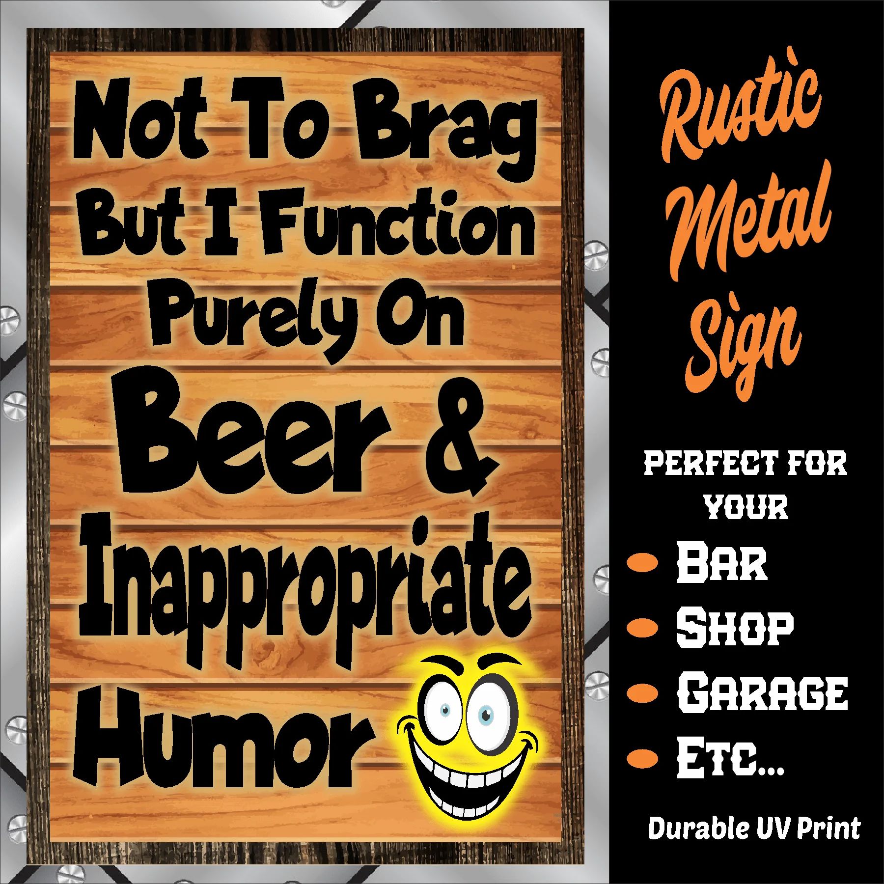 Beer, and Inappropriate Humor Sign