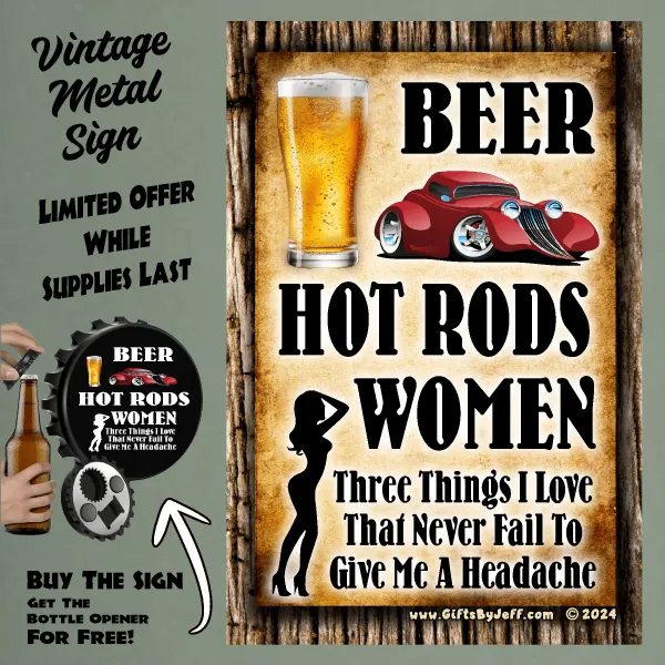 Beer, Hot Rods, Things I Love FBO