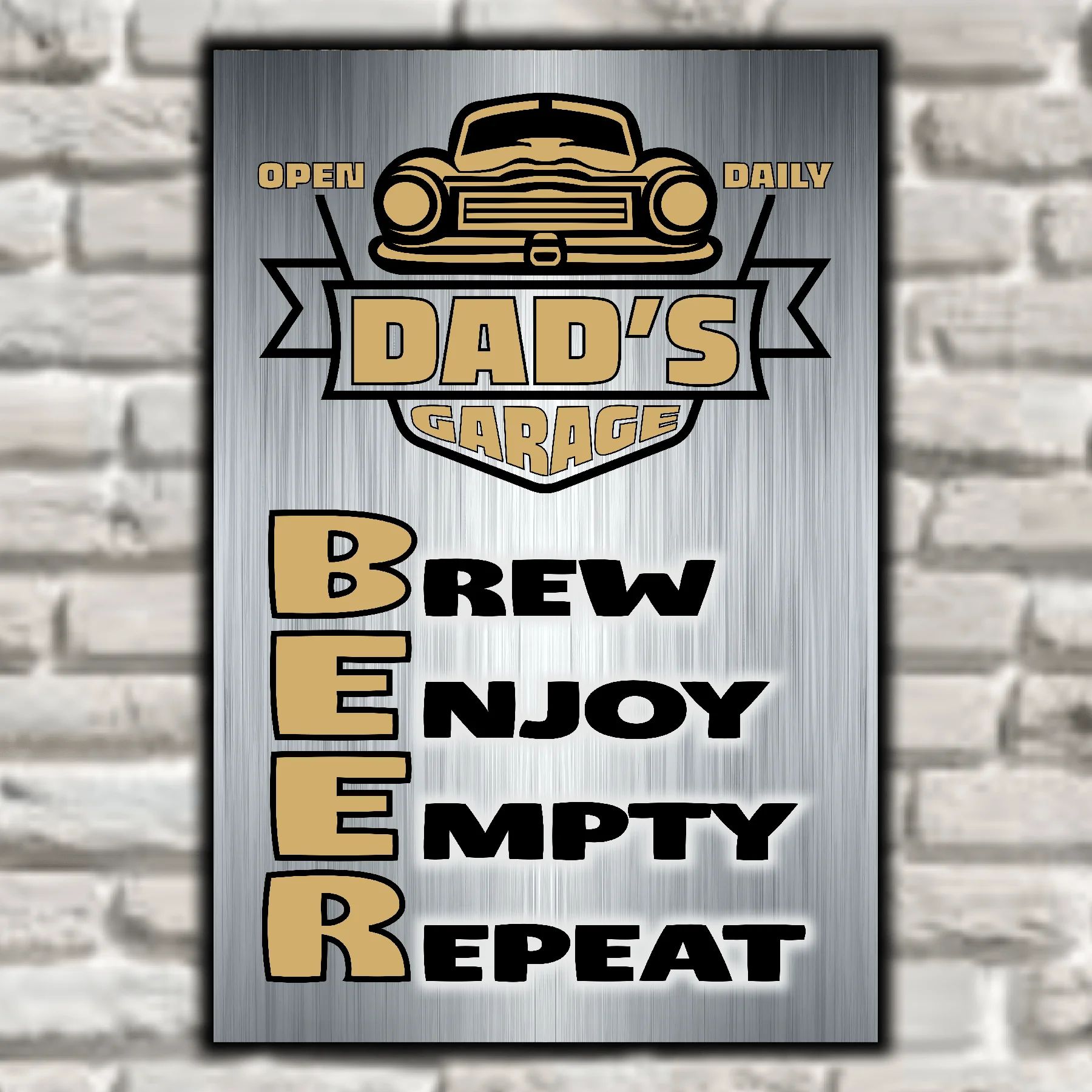 DAD's GARAGE ~ B. E. E. R. 8