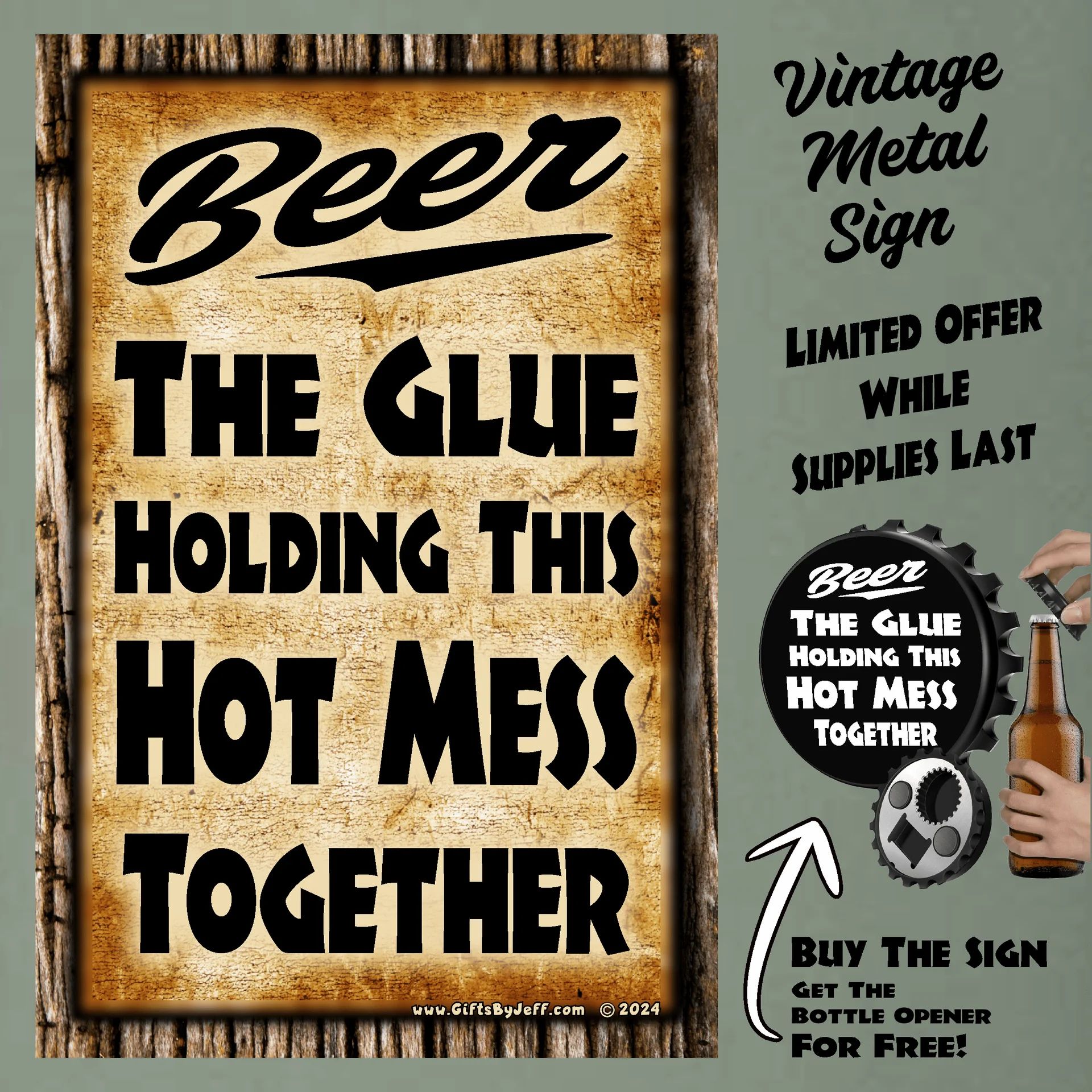 BEER, Holding This Hot Mess Together FBO