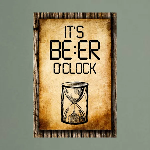 It's BEER O'clock (HourGlass)