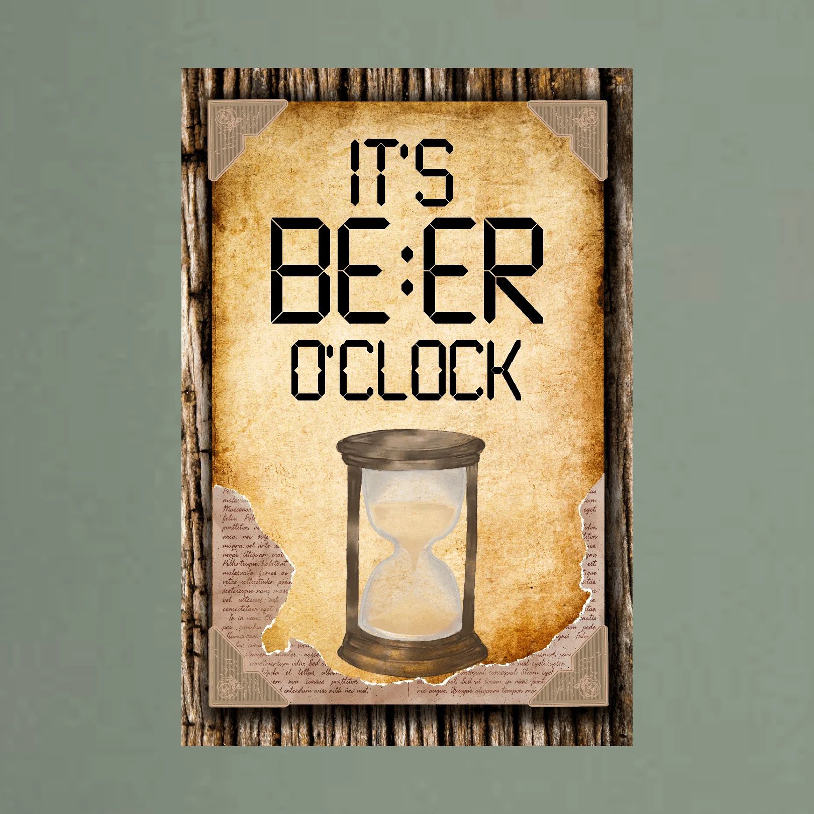 It's BEER O'clock (Paper)