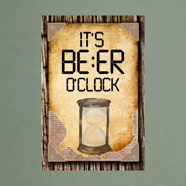 It's BEER O'clock (Paper)