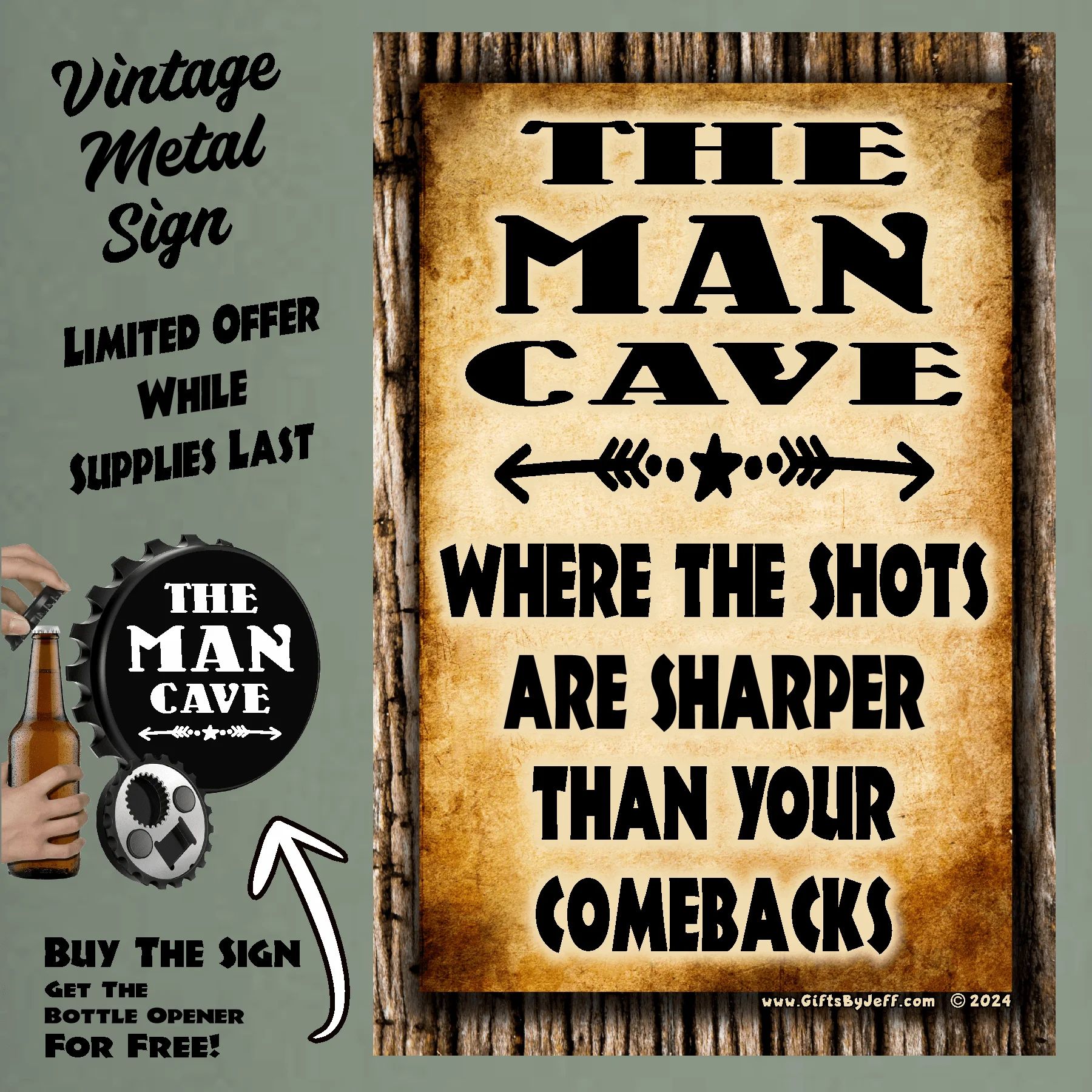 Man Cave, Were The Shots Are Sharper FBO