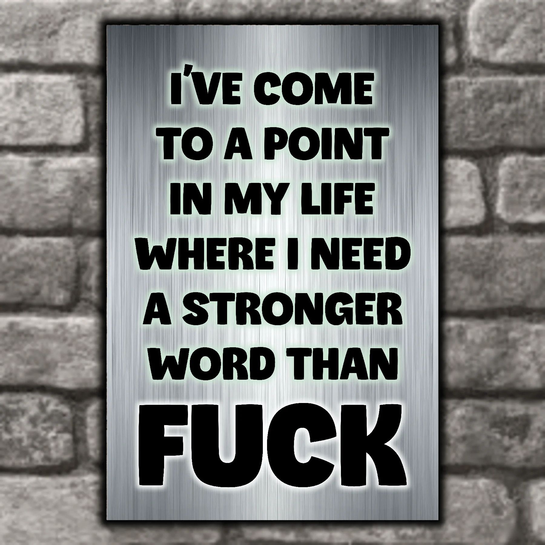A POINT IN MY LIFE WHERE I NEED A STRONGER WORD THAN FUCK 7