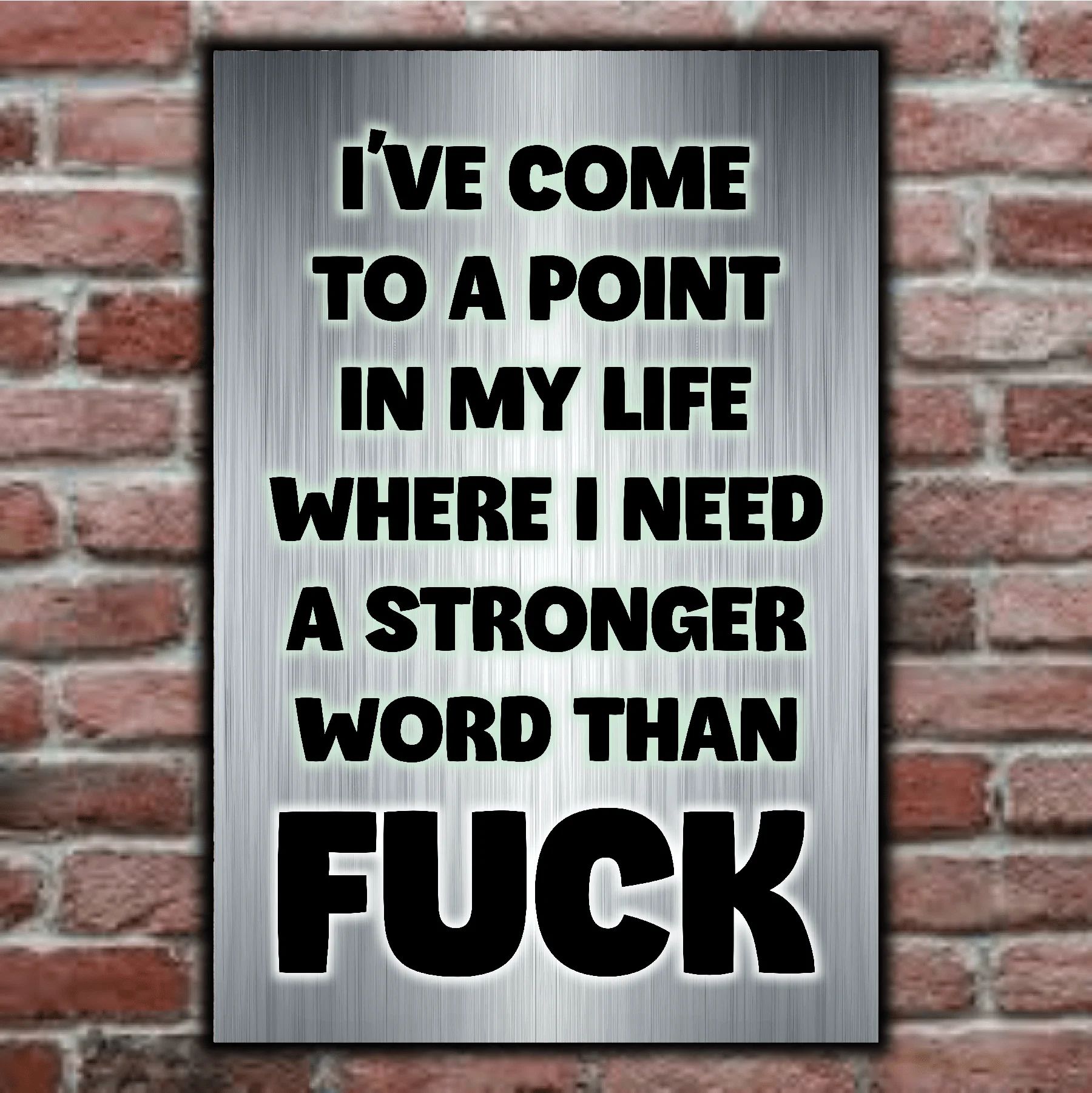 A POINT IN MY LIFE WHERE I NEED A STRONGER WORD THAN FUCK 8