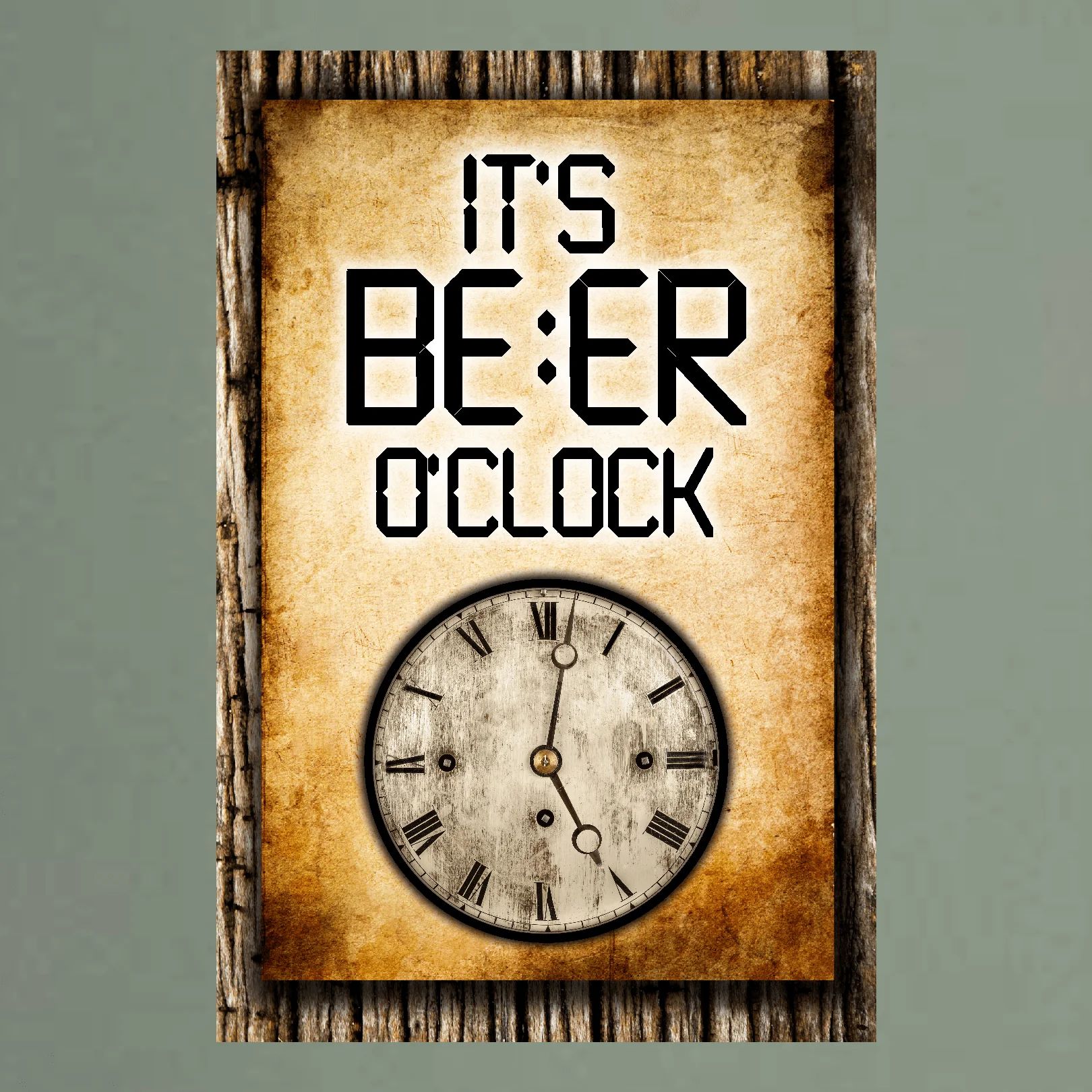 It's BEER O'clock (clock) FBO 2