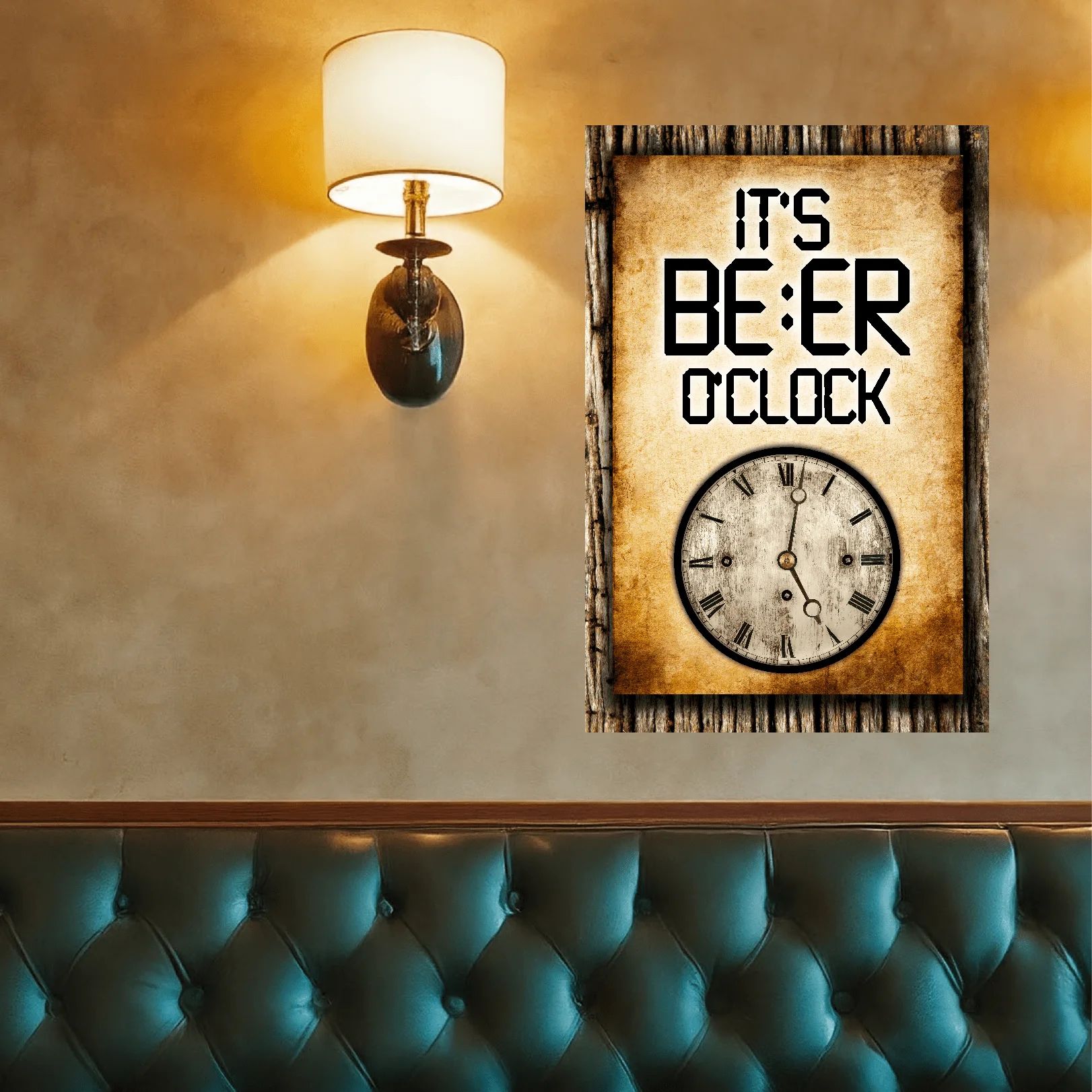 It's BEER O'clock (clock) FBO 3