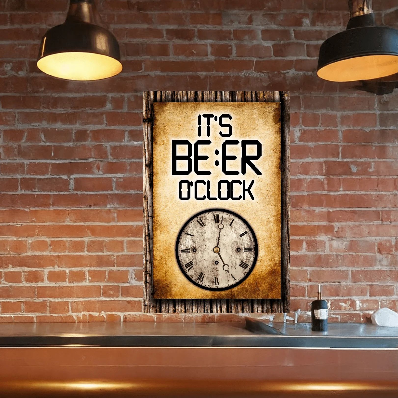 It's BEER O'clock (clock) FBO 4