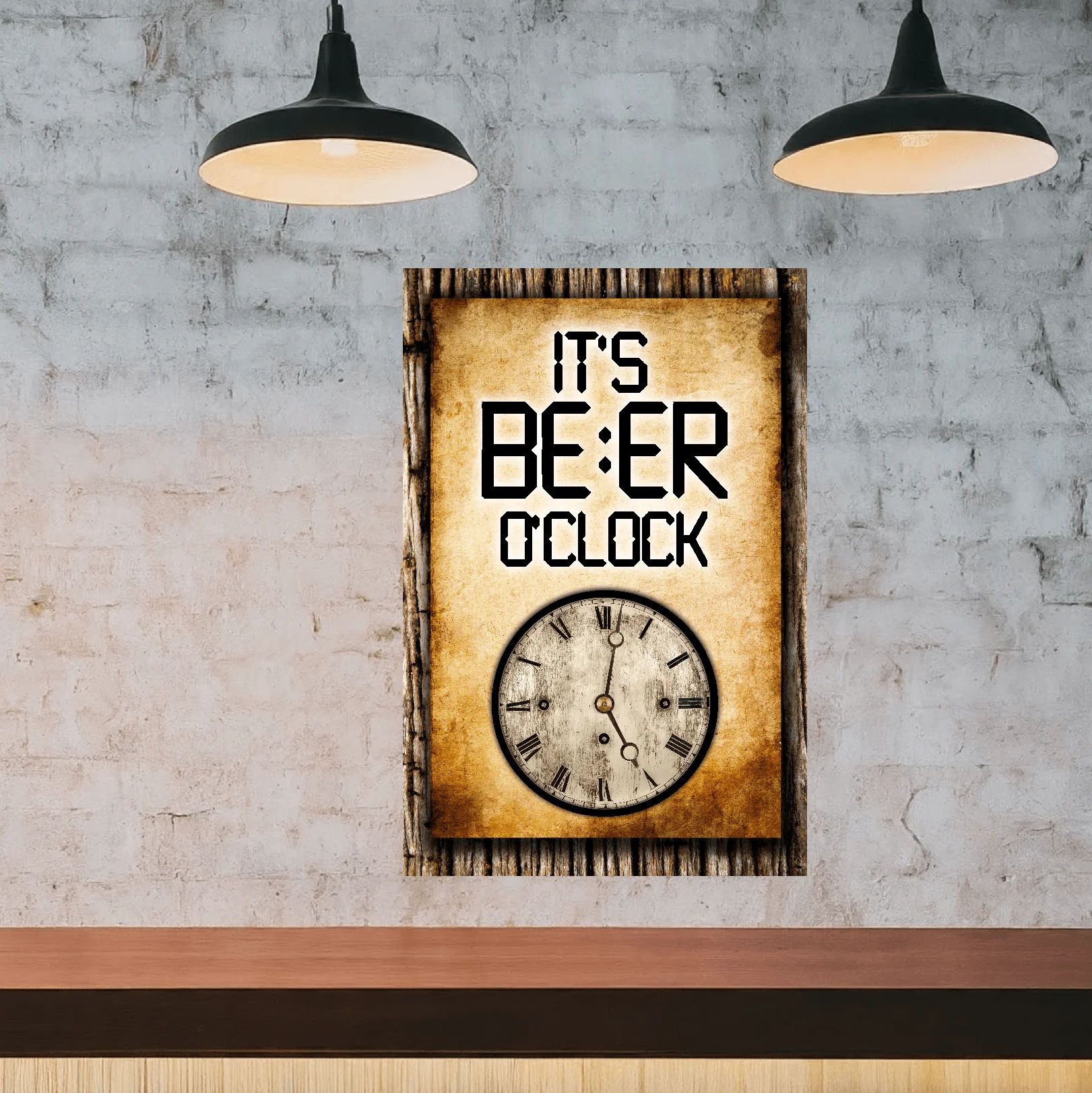 It's BEER O'clock (clock) FBO 6