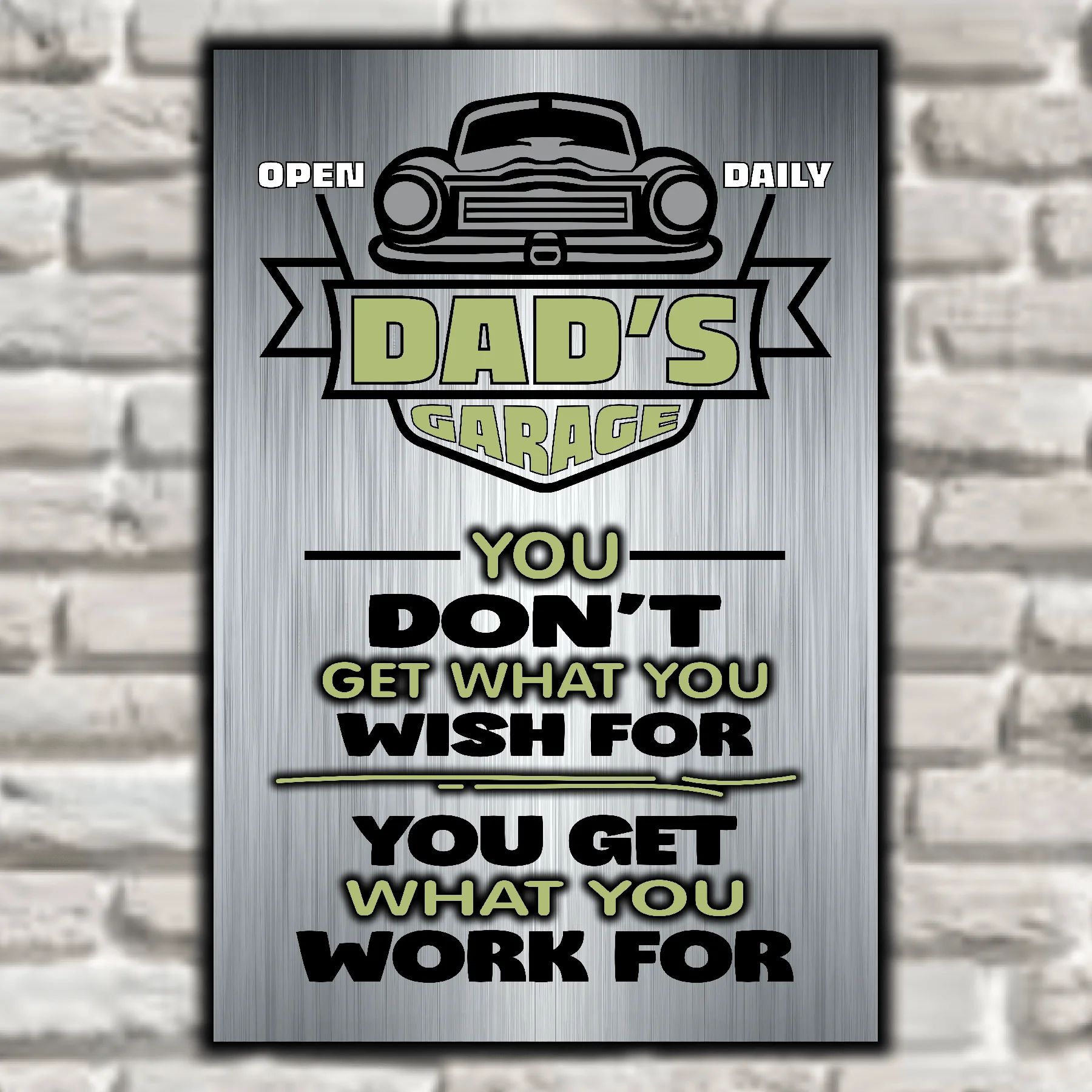 DAD's GARAGE ~ You Get What You Work For 5