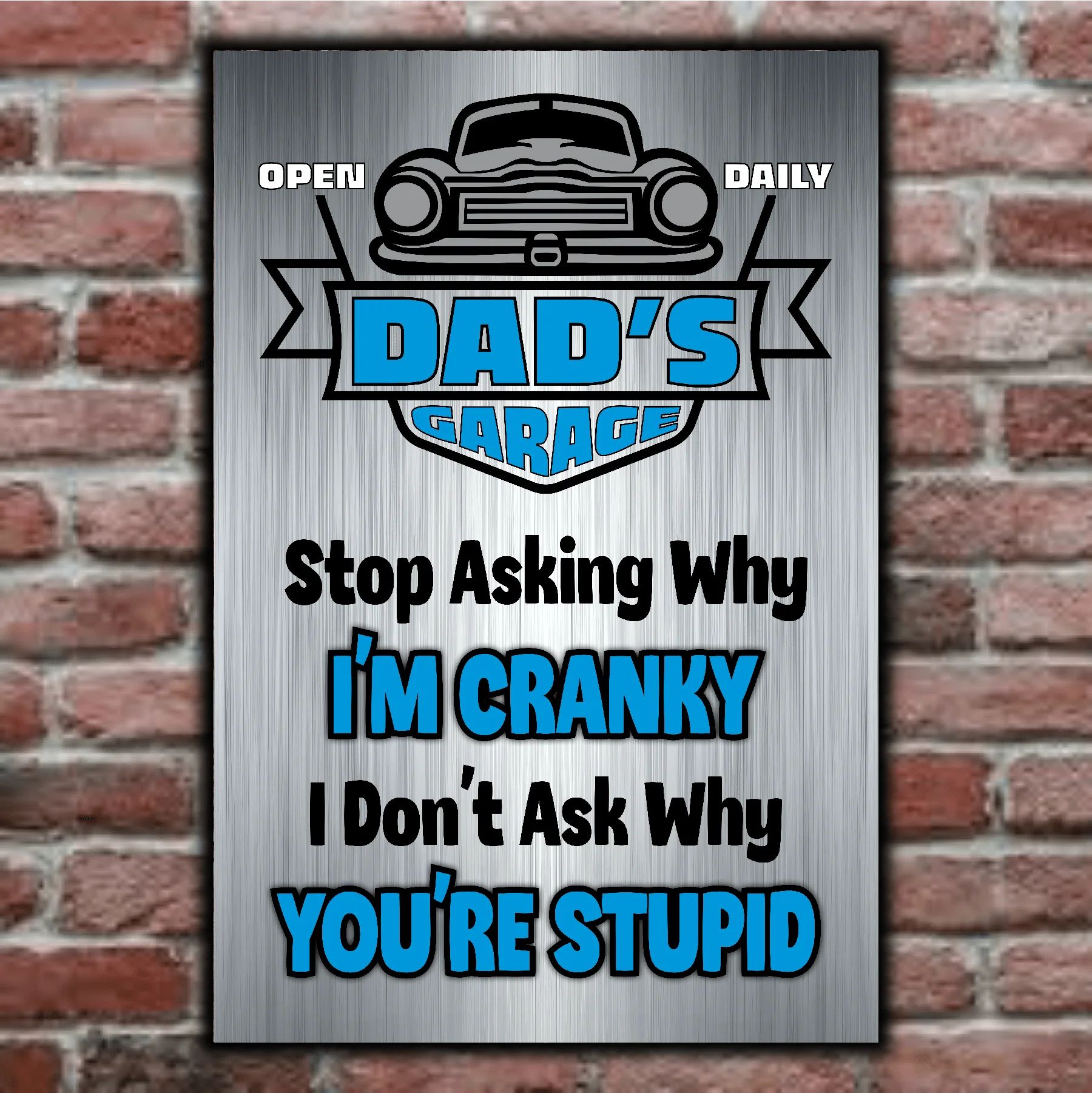 DAD's GARAGE ~ I Don't Ask Why You're Stupid 5