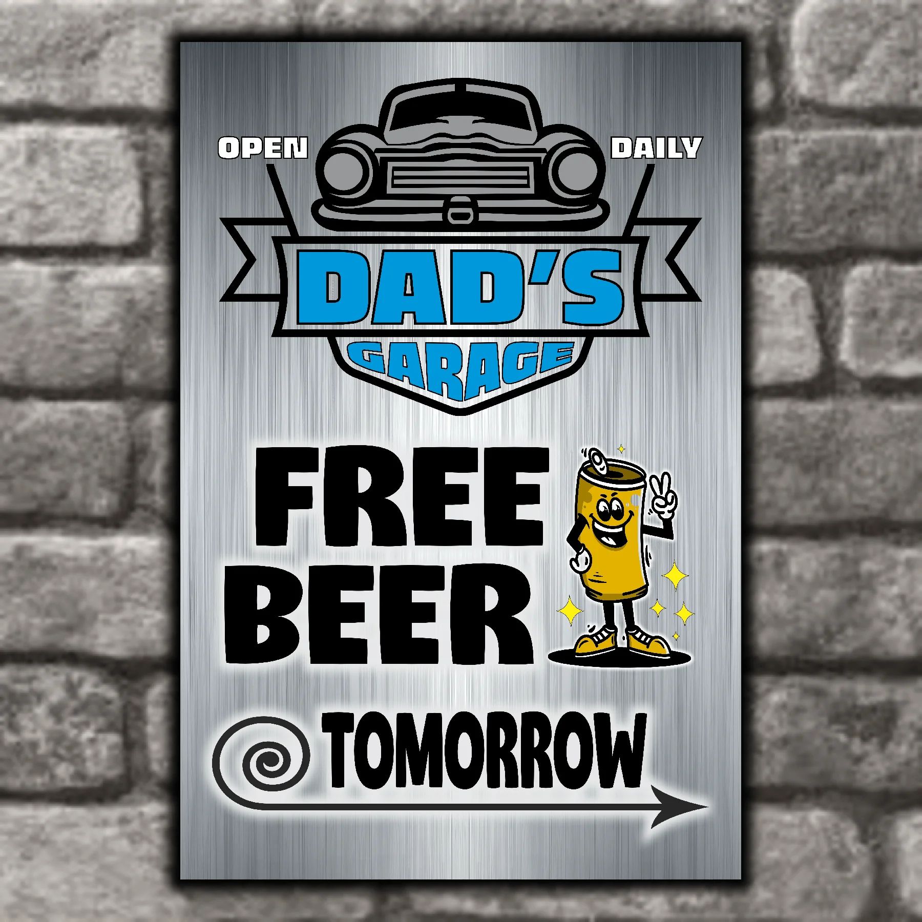 DAD's GARAGE ~ FREE BEER TOMORROW 5