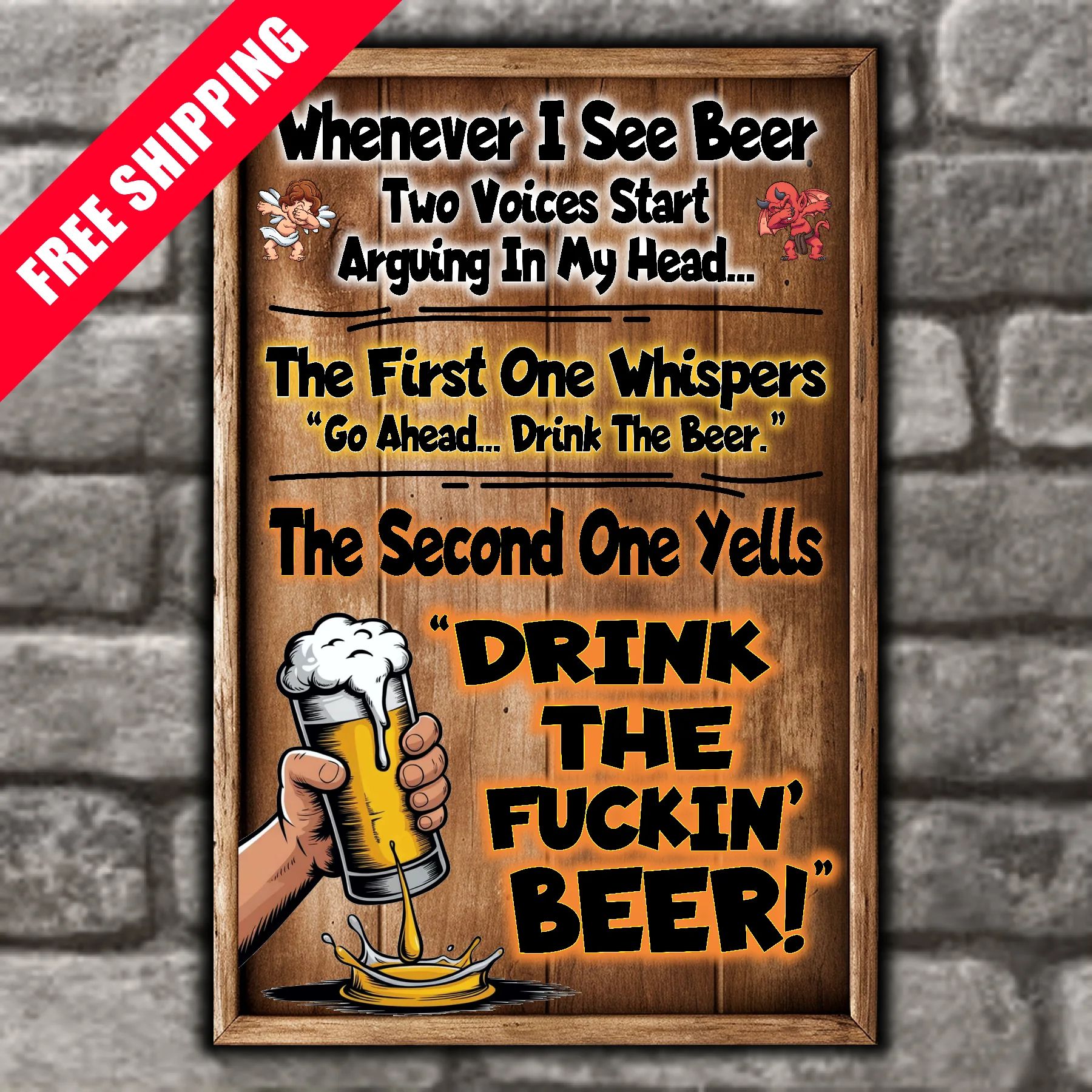 Whenever I See Beer, Two Voices Start Arguing In My Head... 6