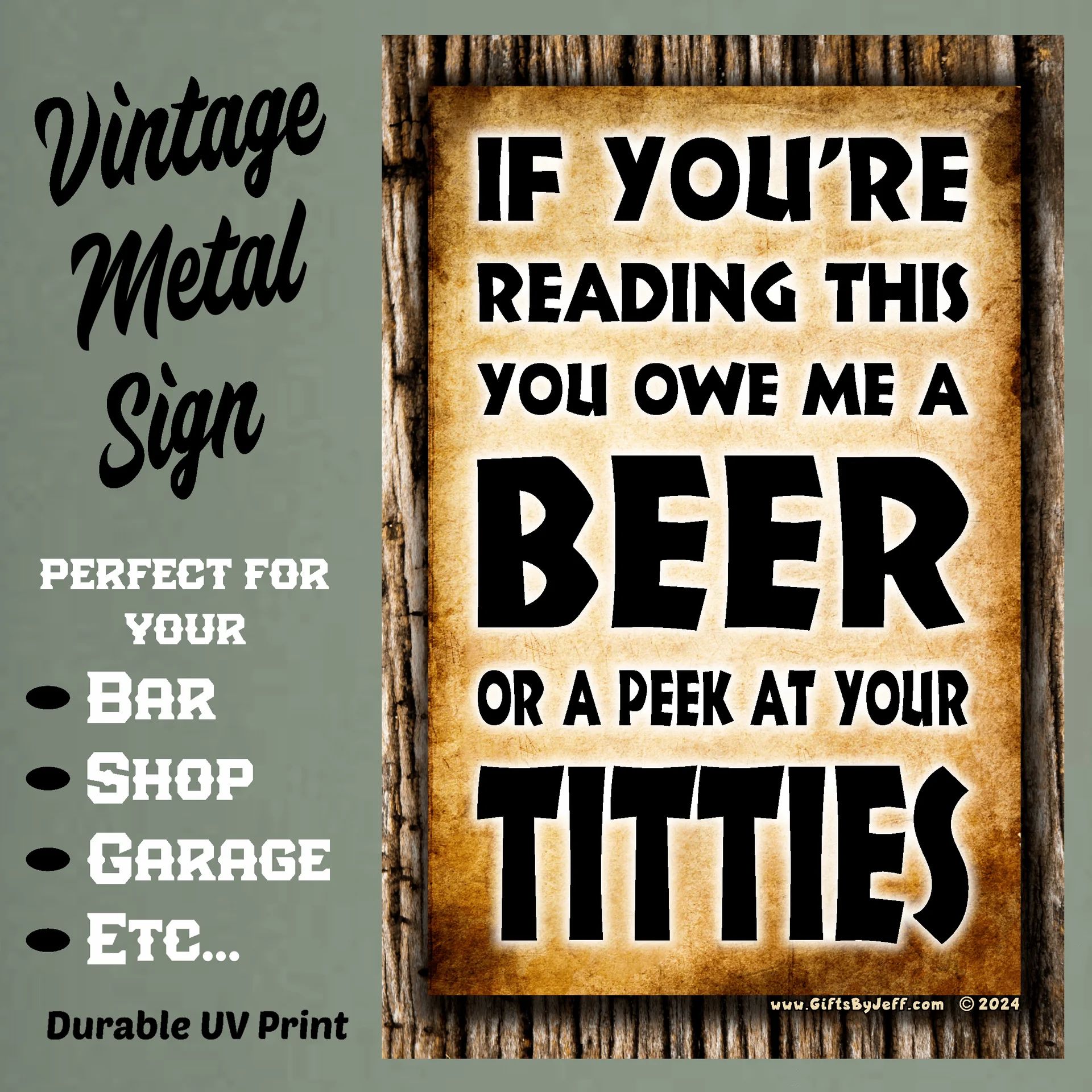 You Owe Me A Beer, Or A Peek At Your Titties