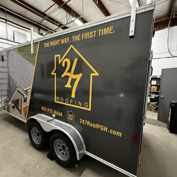 Enclosed Trailer Graphics & Full Canvas Wraps