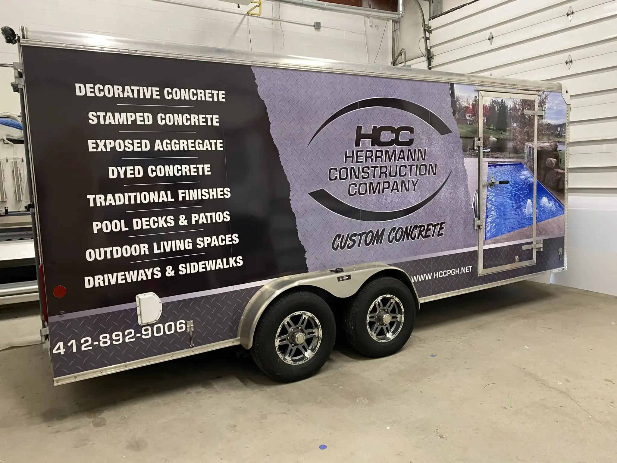 Enclosed Trailer Graphics & Full Canvas Wraps 3