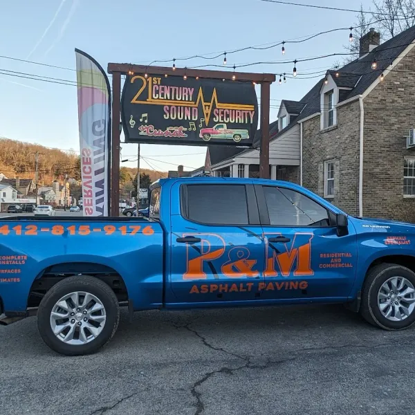 Heating & AC Service Truck Graphics