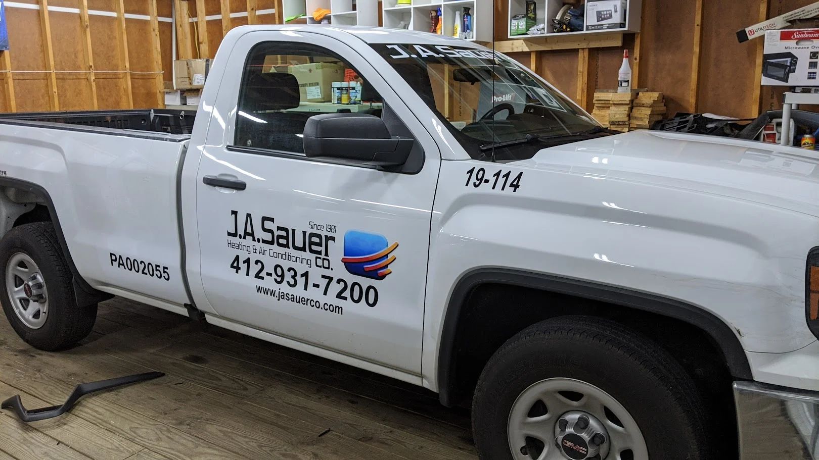 Heating & AC Service Truck Graphics 7