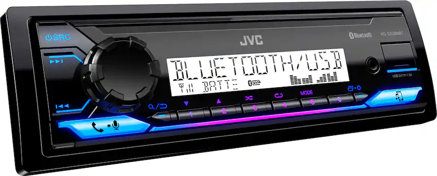 JVC KD-X38MBS Marine-Rated Digital Media Receiver with Bluetooth 2