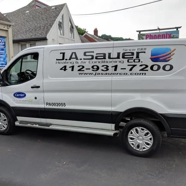 Mechanical & HVAC Service Van Lettering