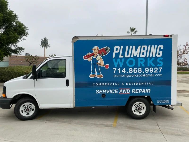 Plumbing Vehicle Lettering & Wraps 5