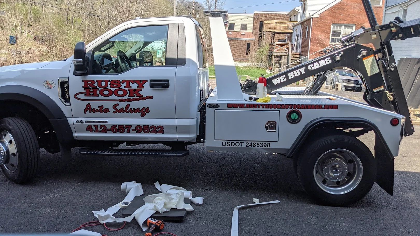 Tow Truck Lettering & Safety Graphics 4