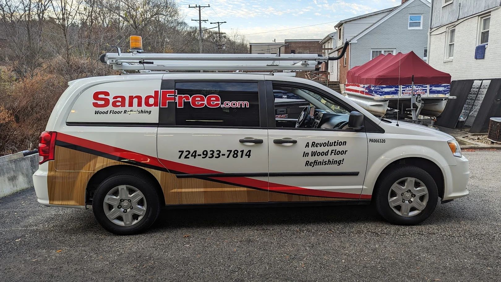 Wood Floor Refinisher Vehicle Branding 5